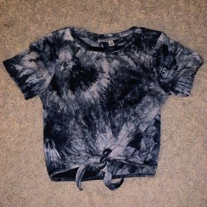 tie dye crop top